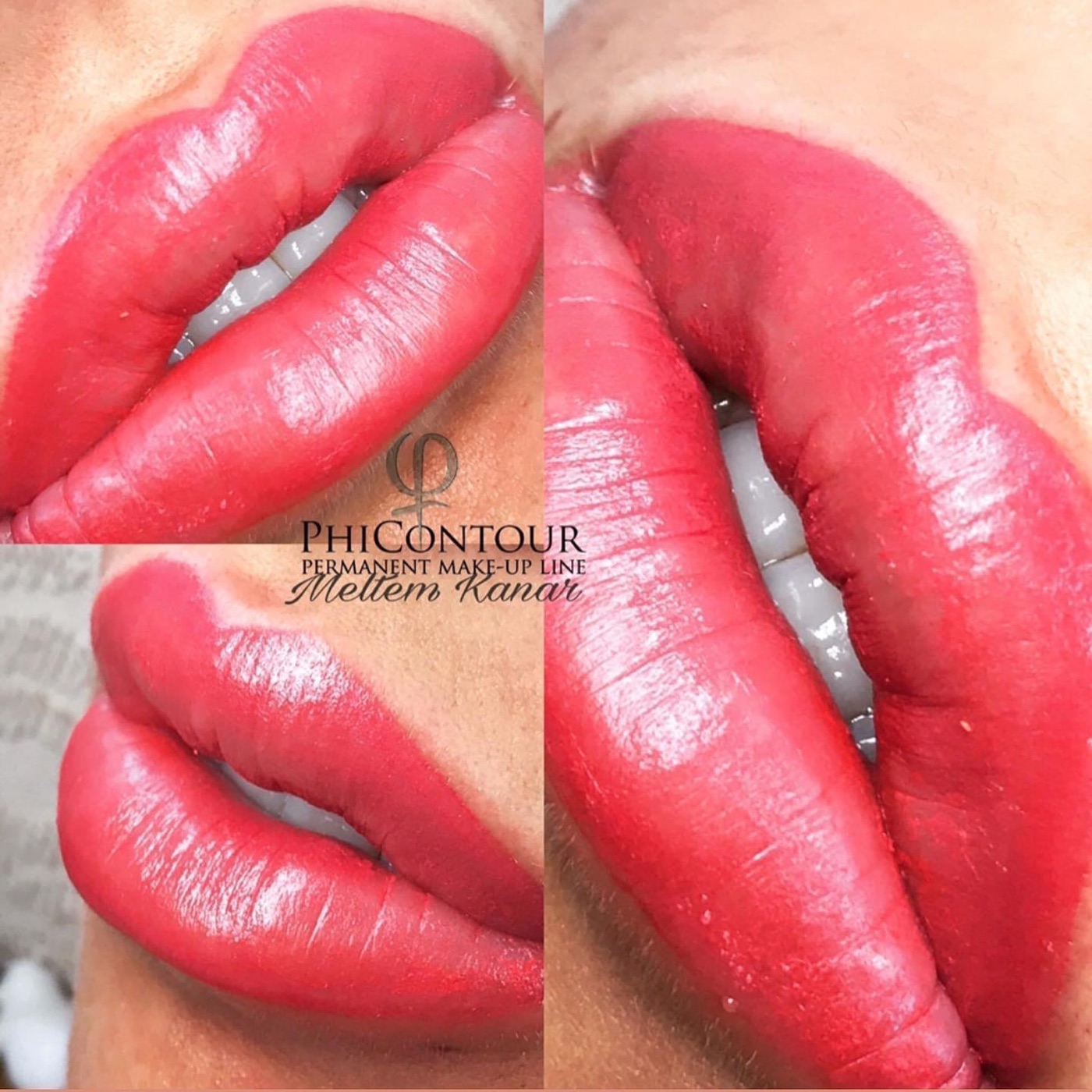 Permanent Make-up — Lidstrich & Lippen — Arbeit von PhiStudio Kempten
